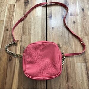Olivia + Joy Colorblock Crossbody Bag – Coral & Cream